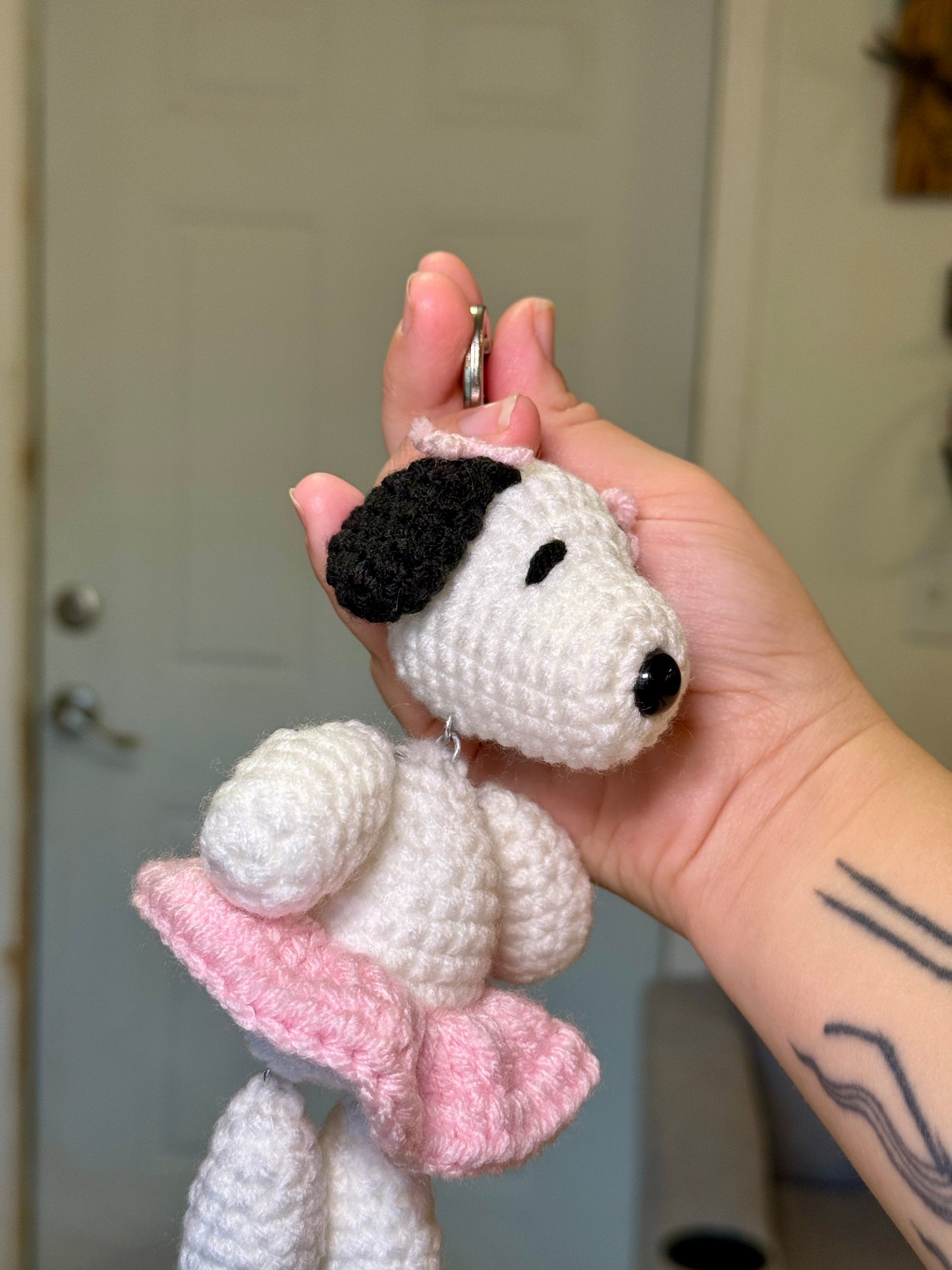 Snoopy ballerina keychain