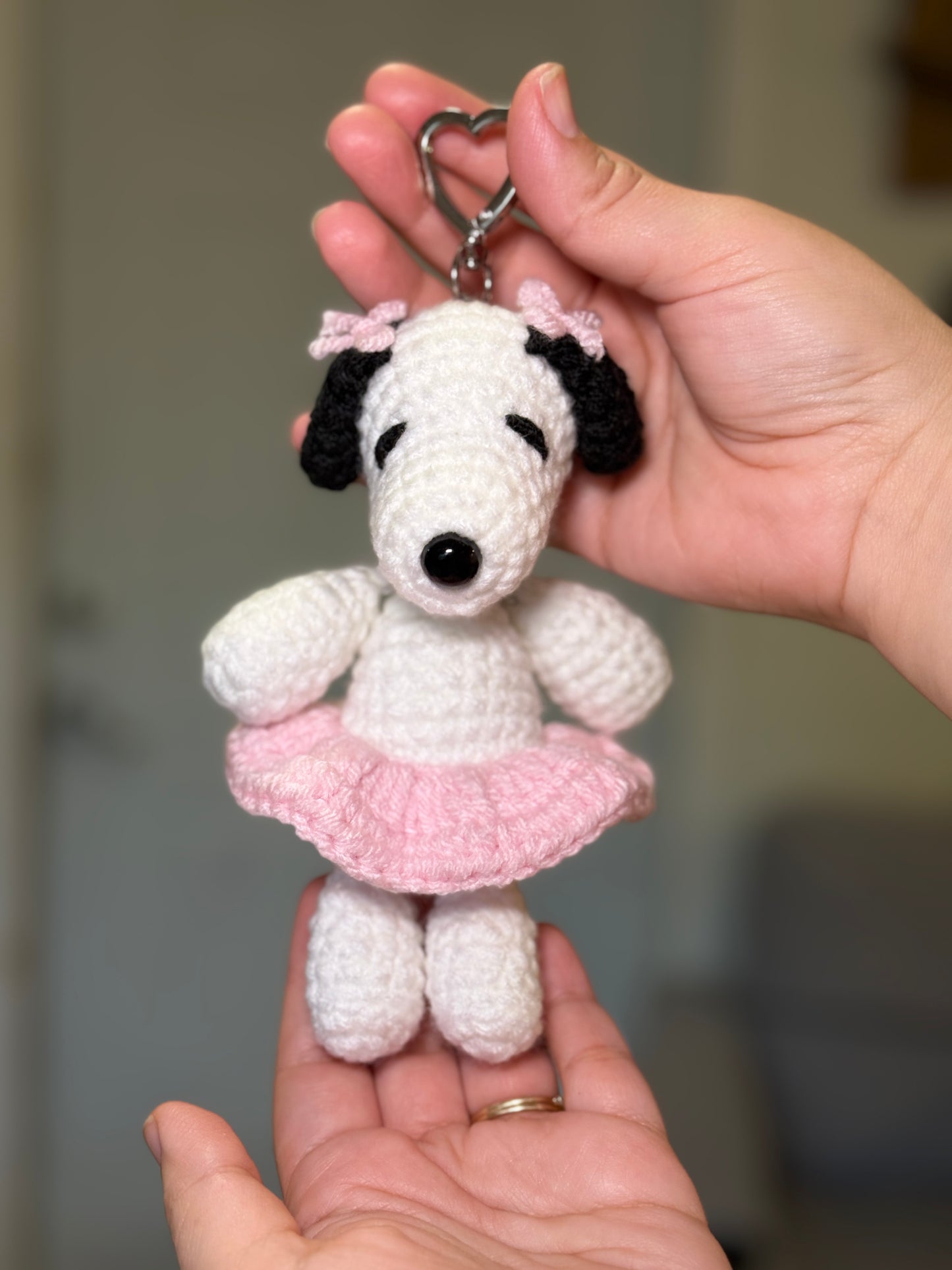 Snoopy ballerina keychain