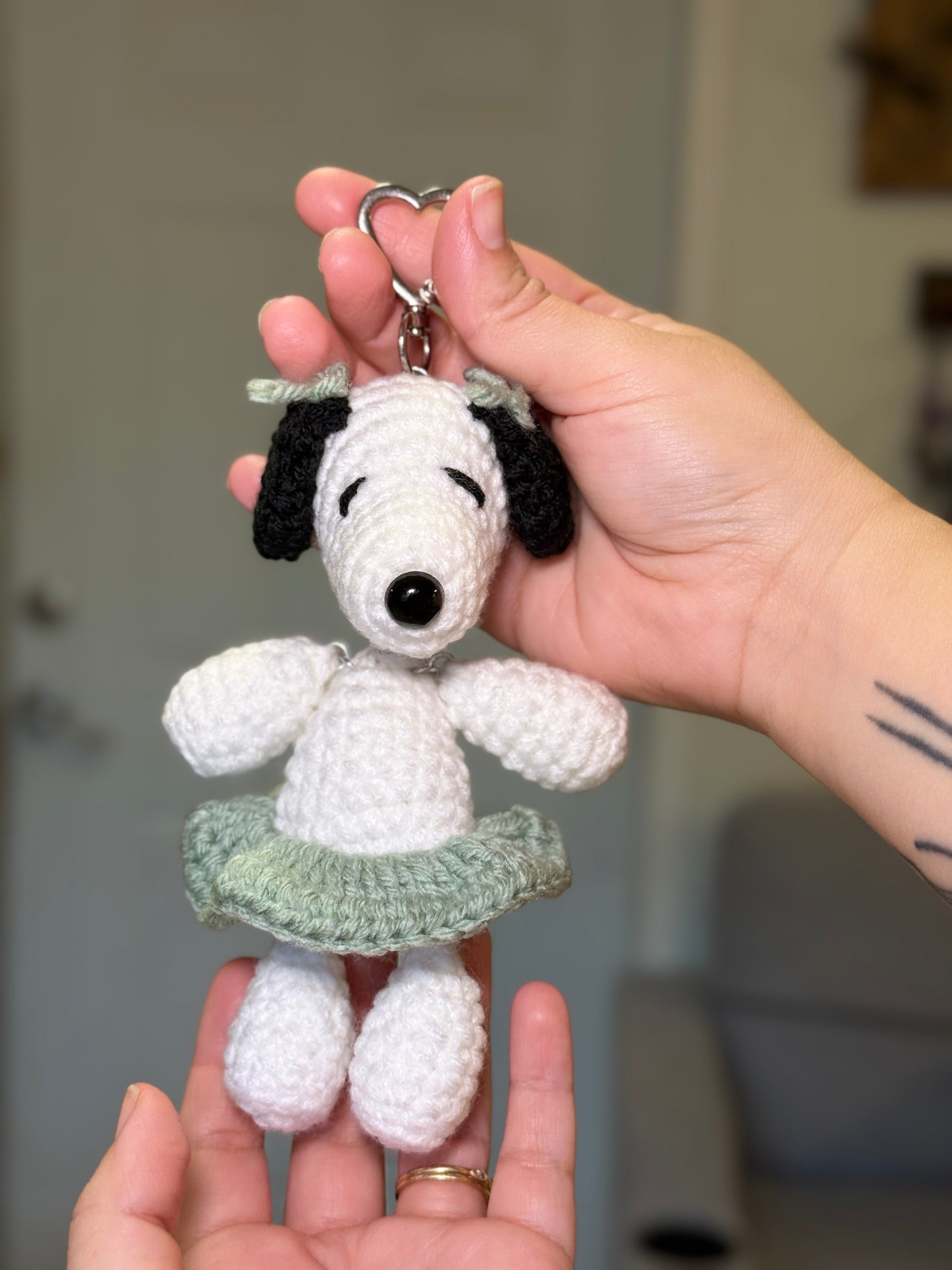Snoopy ballerina keychain