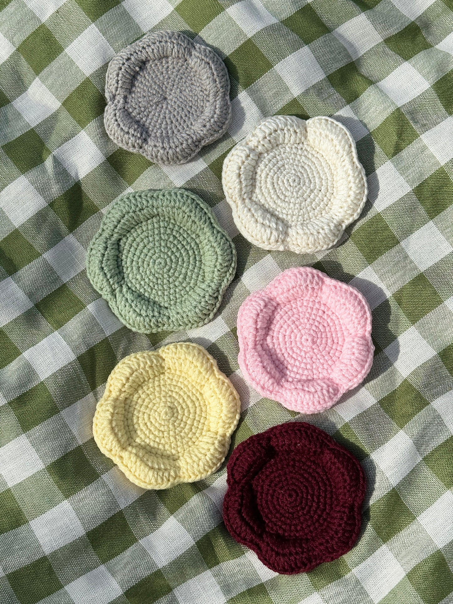 Flower Coasters/ Trinket trays 🌸