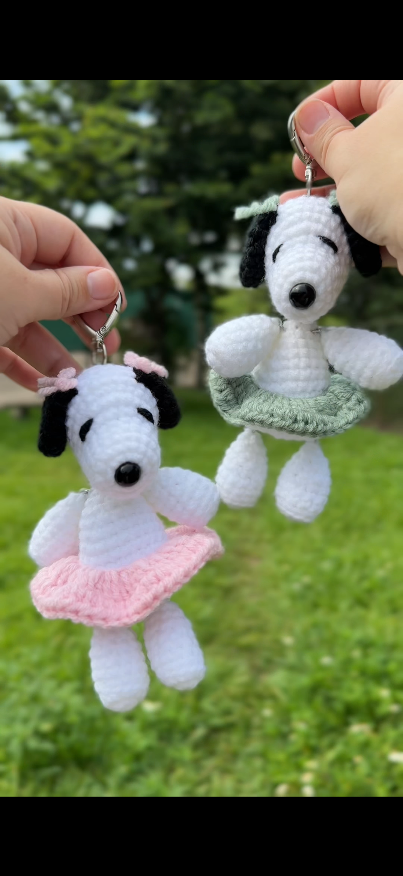 Snoopy ballerina keychain