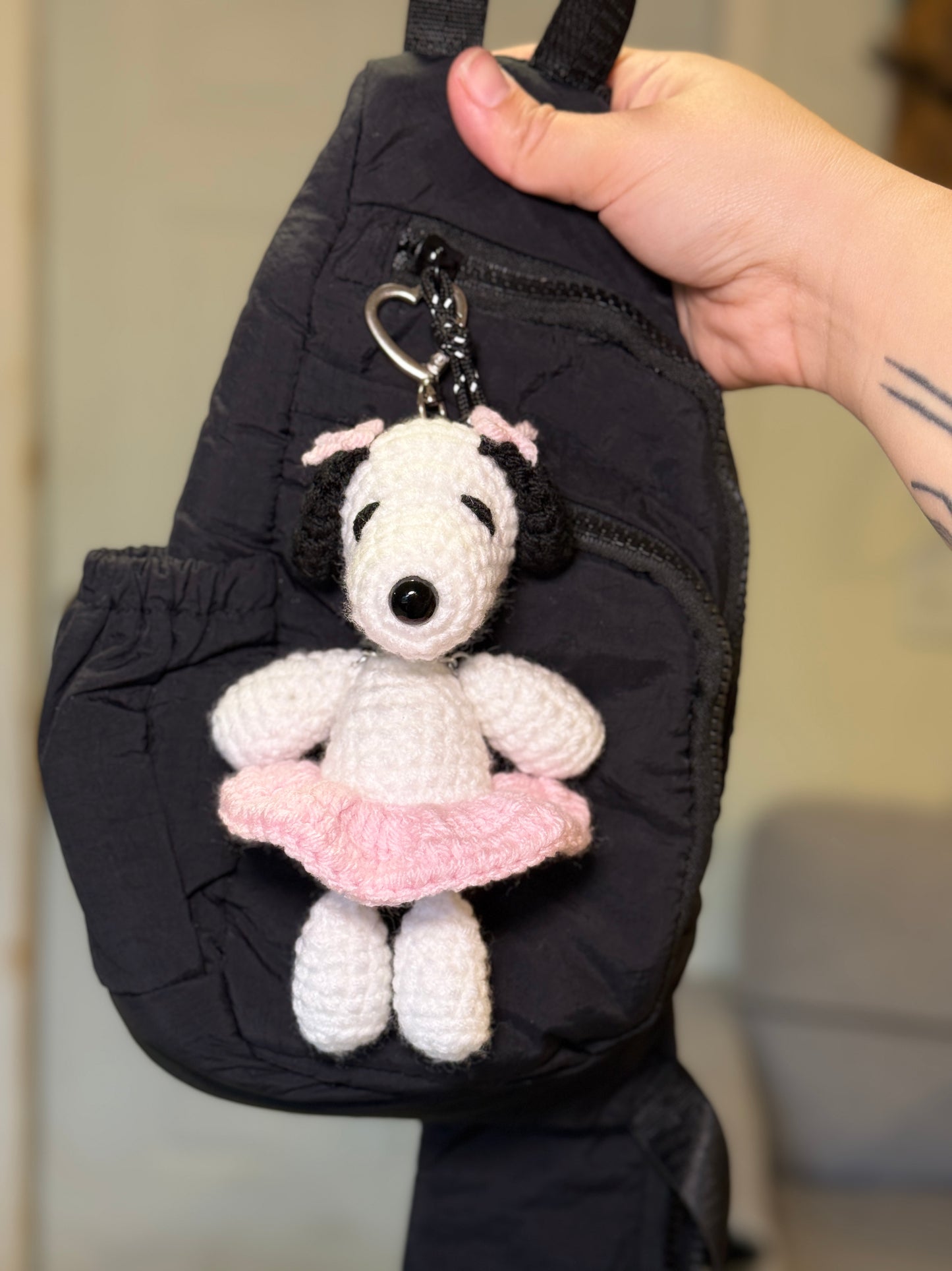 Snoopy ballerina keychain